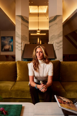 Portrait of the Architect and Interior Designer from London Tara Bernard 